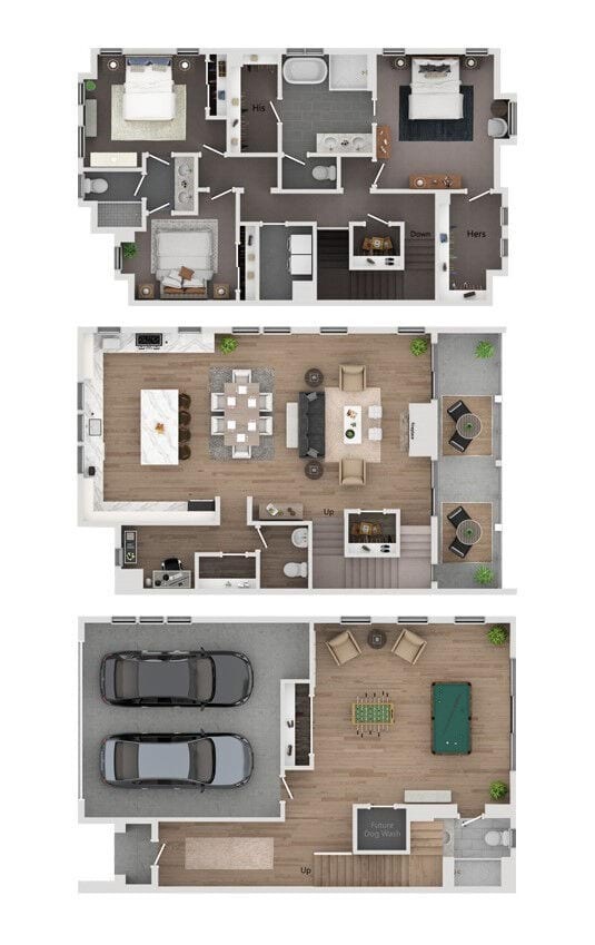 Floorplan - The Townes at SouthPark