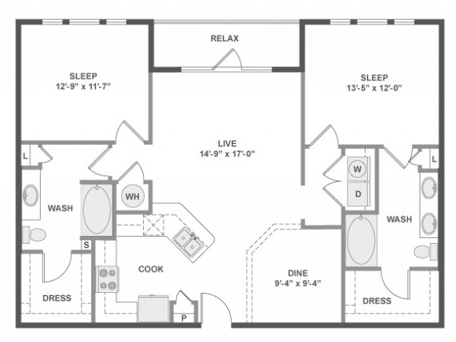 Floorplan - AMLI Frisco Crossing