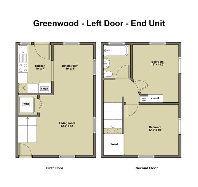 Building Photo - End Unit Townhouse with Hardwoods / W&D / ...