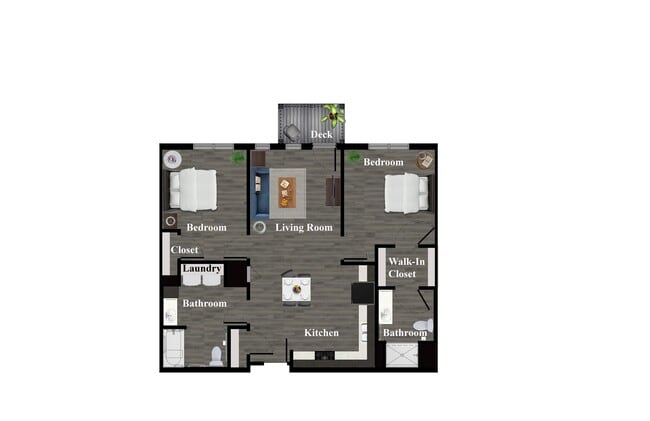 Floorplan - Enclave Overlook Apartments