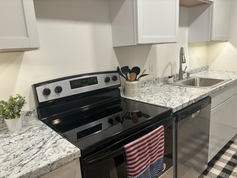 Lower level kitchen closeup - 1110 Tolleys Ln