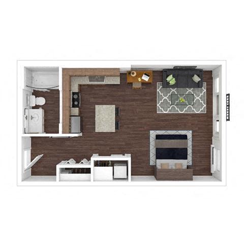 Floorplan - 2626 South Side Flats