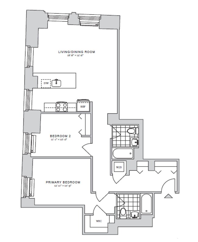 Floorplan - 70 Pine Apartments