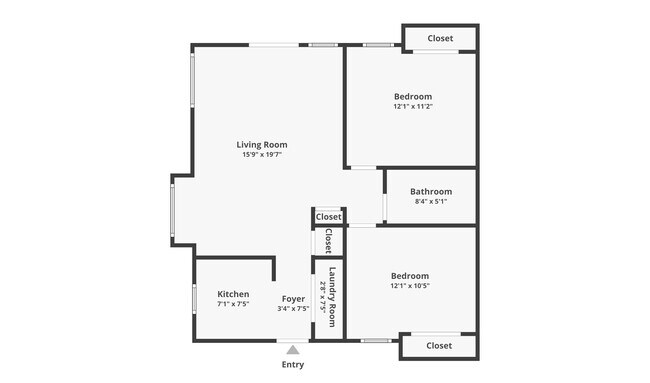 Building Photo - Bright 2 Bedroom Apartment