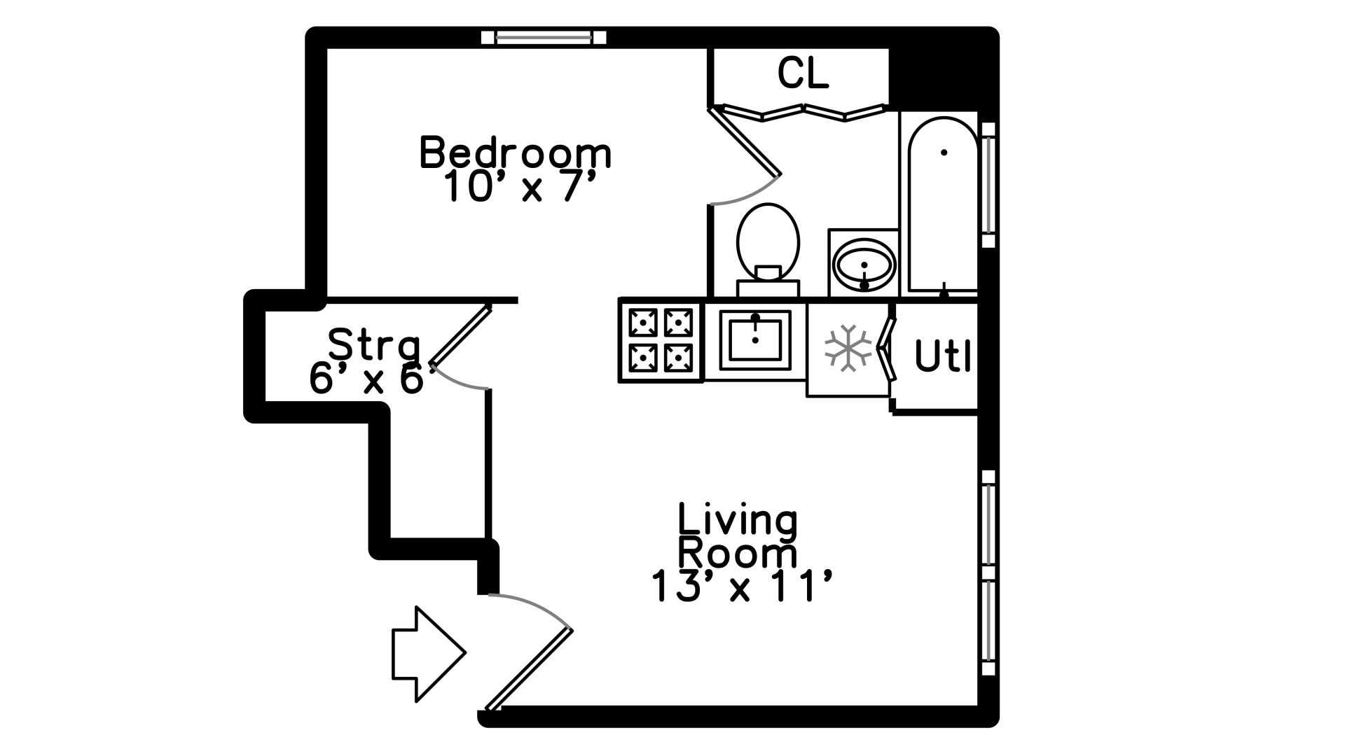 FLoor Plan - 1472 W Webster Ave