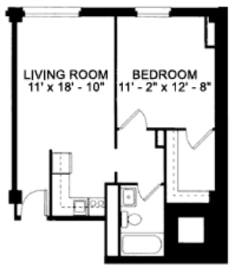 1BR/1BA - Vue at 3rd Street