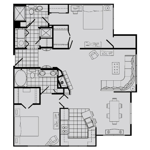 Floorplan - Rockledge Oaks Apartments