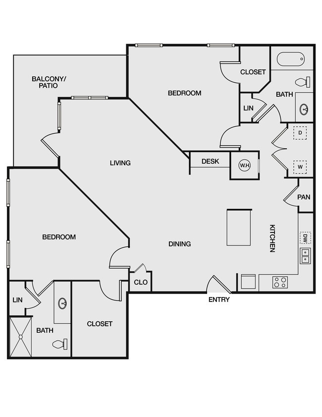 Floorplan - Atria Apartment Homes
