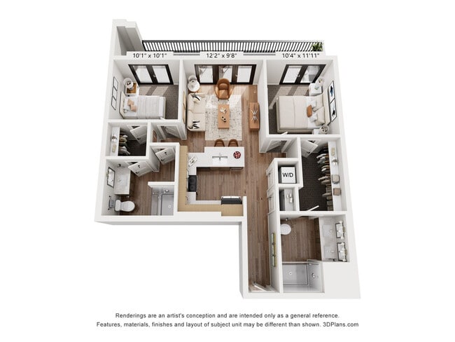 Floorplan - 2800 Taylor