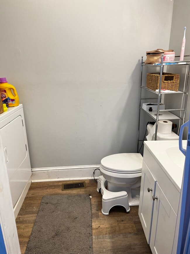 First floor half bath with laundry - 511 W Philadelphia St