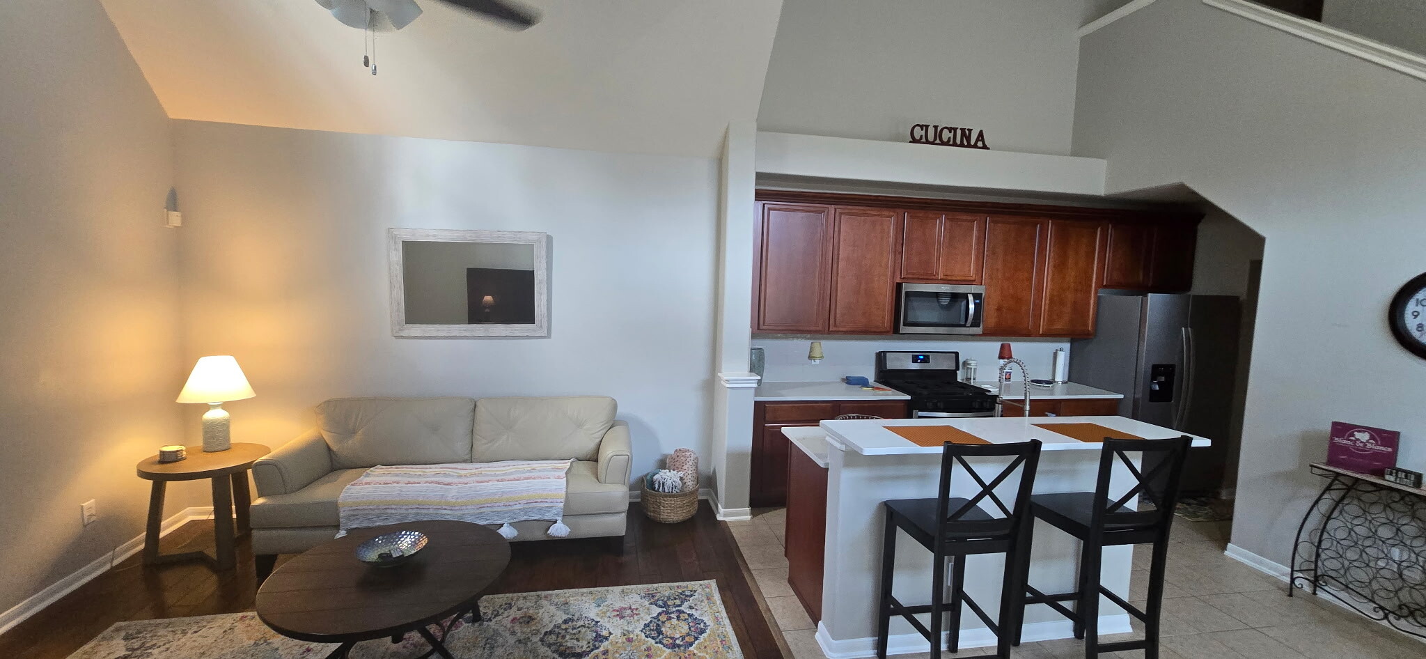 Living and dining area - 3602 Cedar Flats Ln