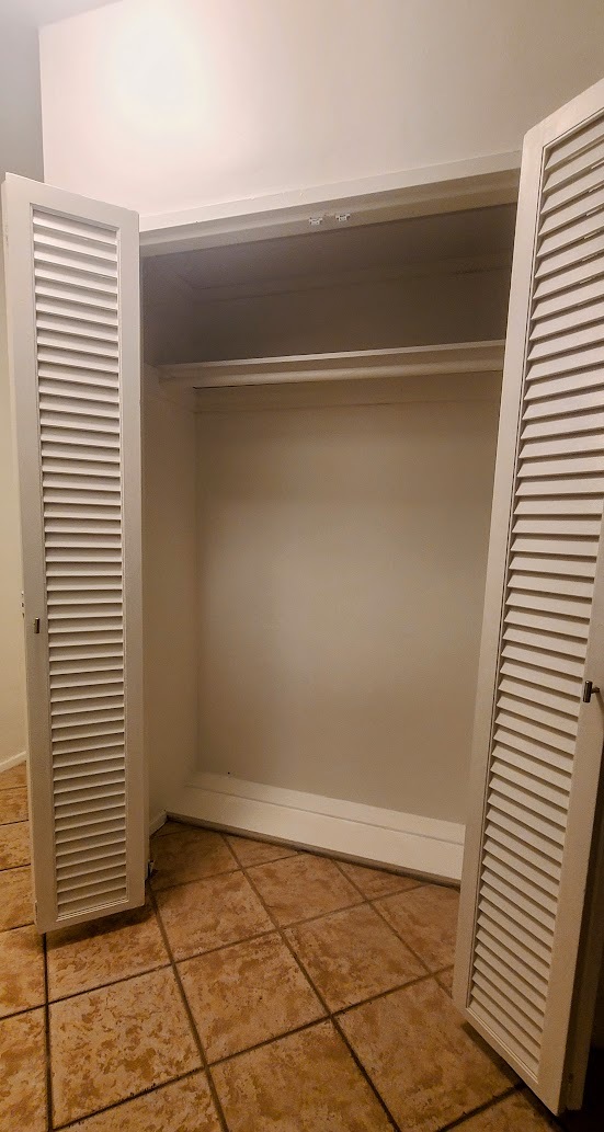 Hall closet with bifold doors. - 3 Island Ave