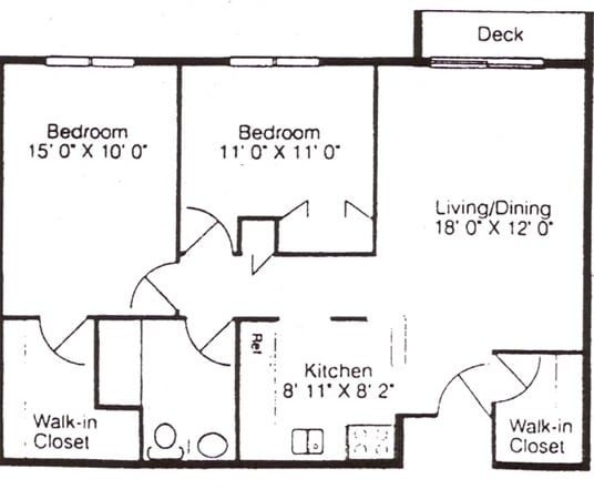 2BR/2BA - Colonial Woods