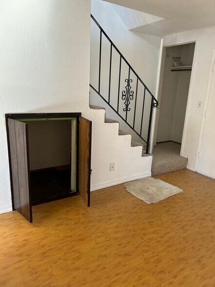 under stairs storage, jacket storage - 1895 Landana Dr
