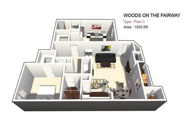 Two Bed / Two Bath - Woods on the Fairway