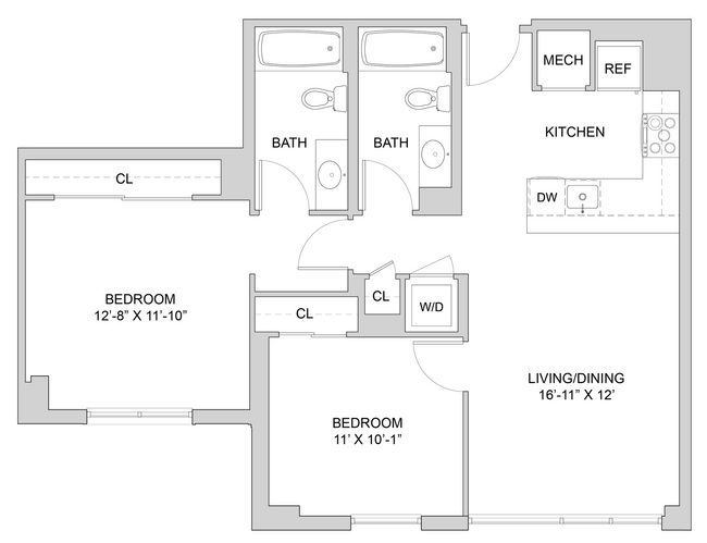 Floorplan - The Modern at Art Place
