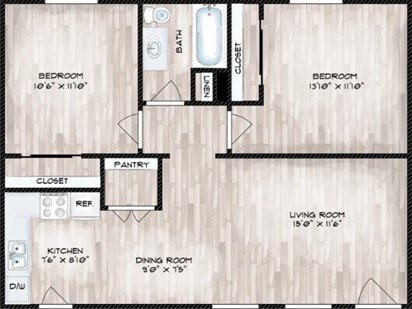Floorplan - The Summit at Geyer Springs