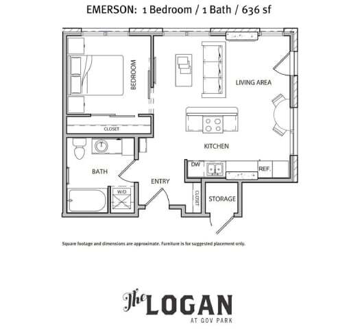 Floorplan - The Logan Apartments