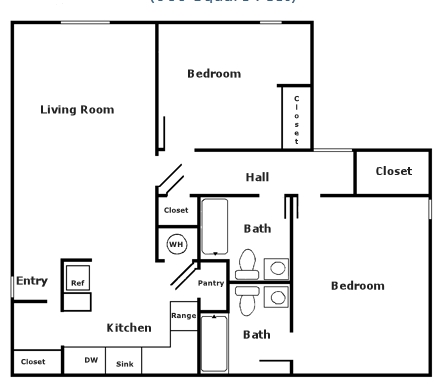 2BD/2BA - Millennium Apartments