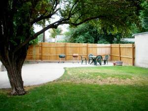 Rear shared patio space - 768 E 900 S