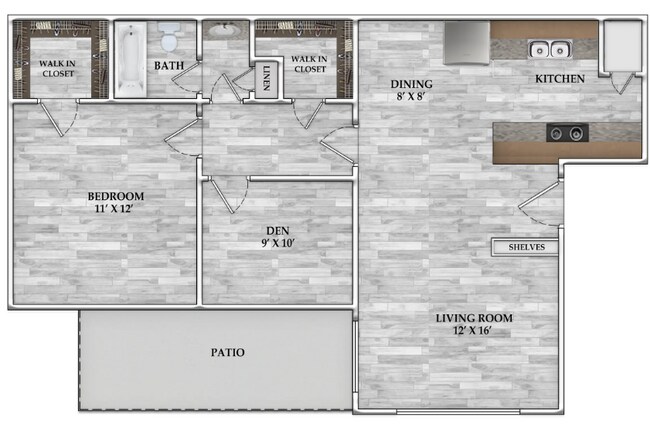 2X1 750 SF.png - Stoneriver Apartments