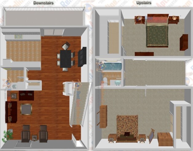 2BR/1.5BA - Henry Square- 2 Bed Luxury Townhomes