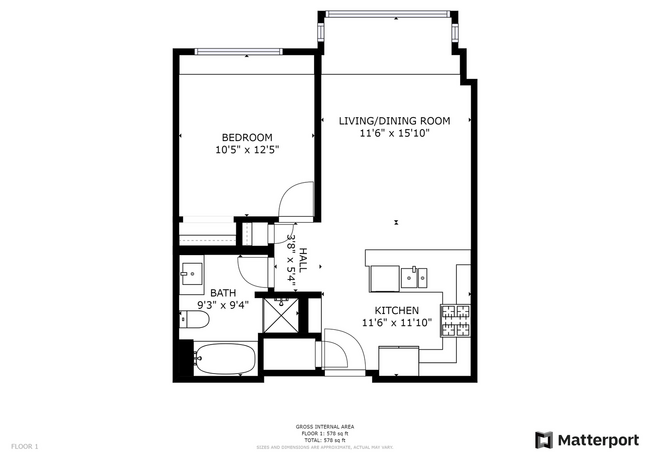 Building Photo - SoMa - 1 BR, 1 BA Condo 569 Sq. Ft. - 3D V...