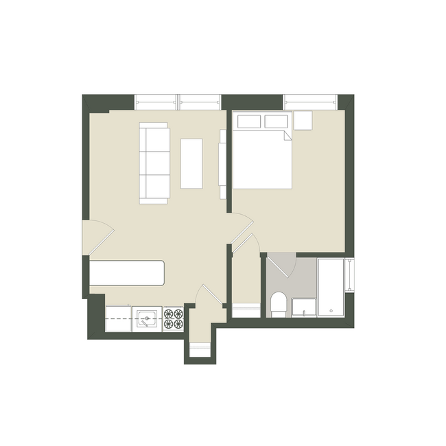 Floorplan - 420 W. Melrose St.