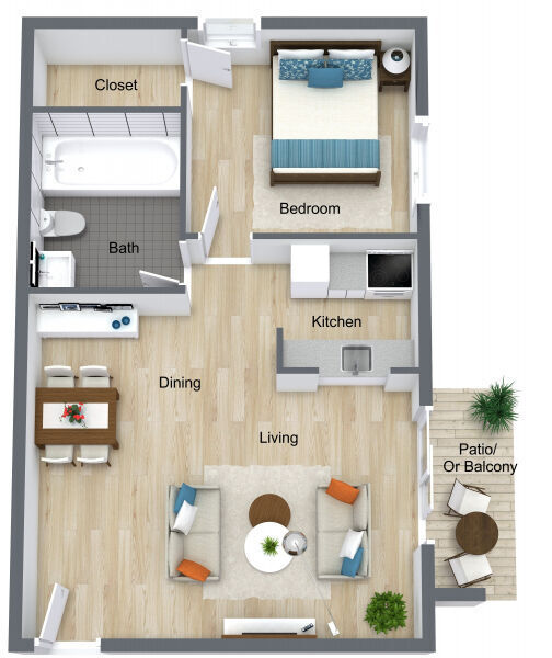 Floorplan - Falls of Chelsea Lane