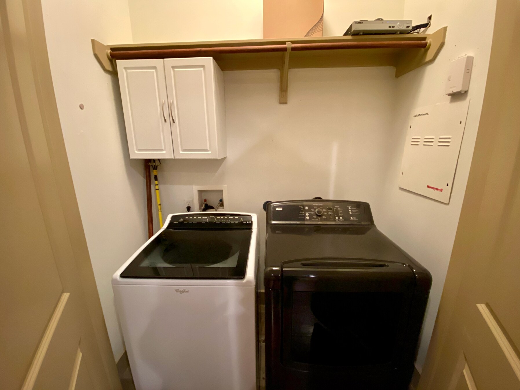 Washer and dryer included. Located on the second floor just outside of the master. - 1728 W 25th St