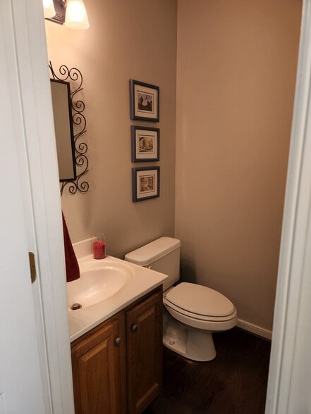 HALF BATH, downstairs (next to coat closet) - 12604 Paget Ct