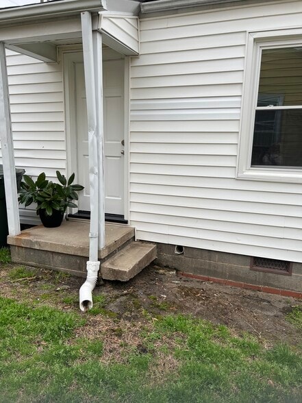 Outside Kitchen Door - 602 Warren St