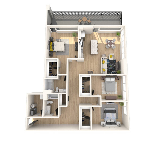 Floorplan - Main Living Apartments