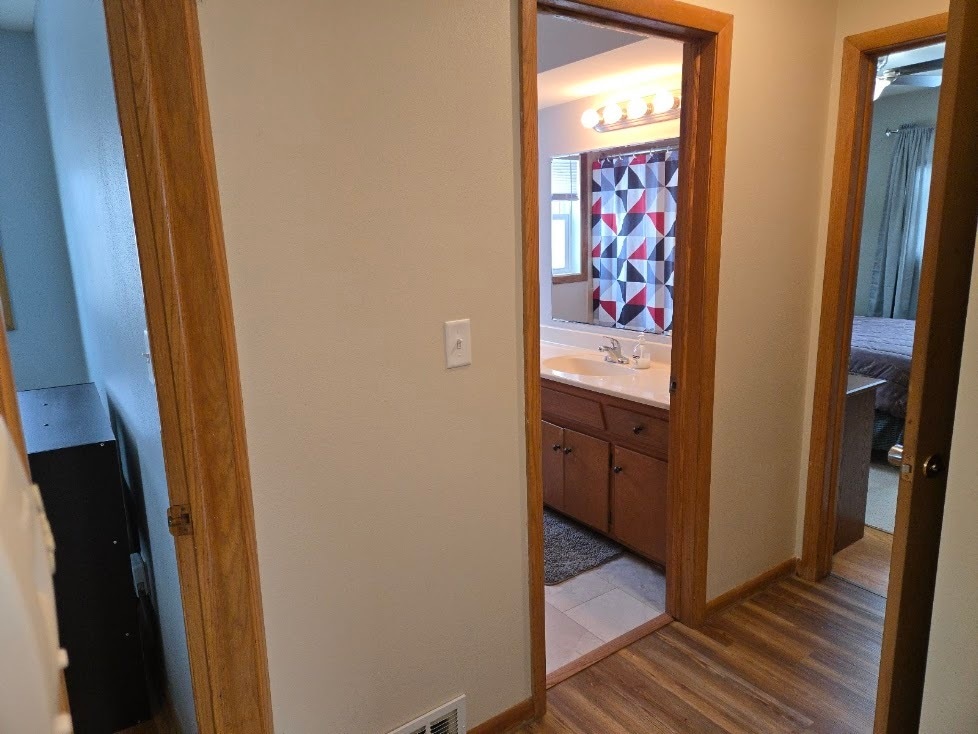 Hall from Kitchen to office - 849 County Road K