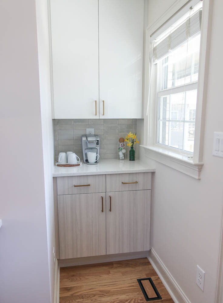 Additional coffee bar and pantry storage area - 2406 Boswell Rd