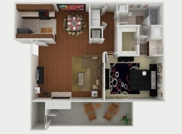 1BR/1BA 3D - Avistar At The Oaks