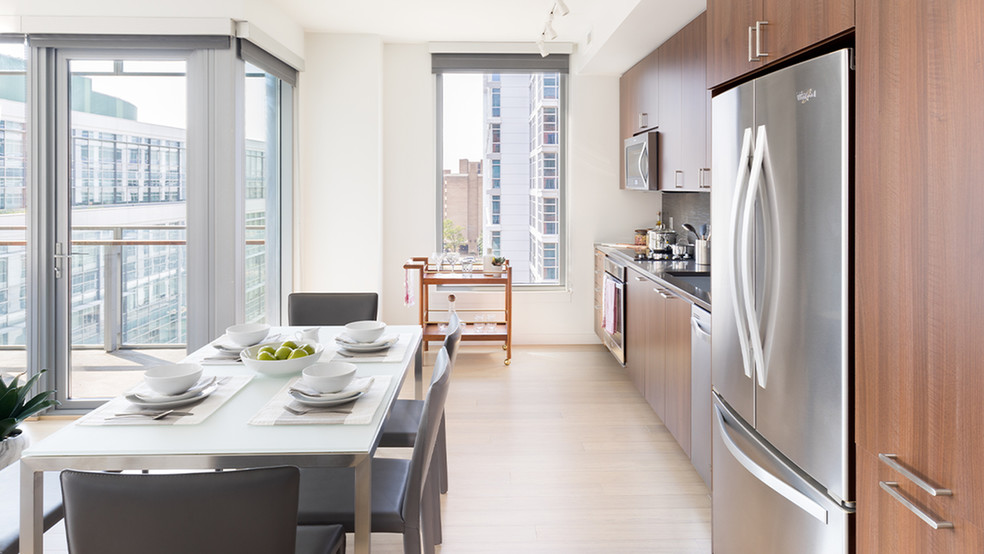 Gorgeous upscale finishes including stainless steel appliances - Eliot on 4th