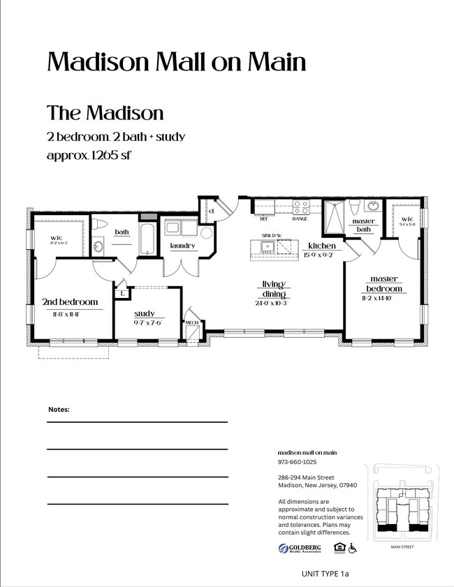Floorplan - Madison Mall on Main Luxury Apartments