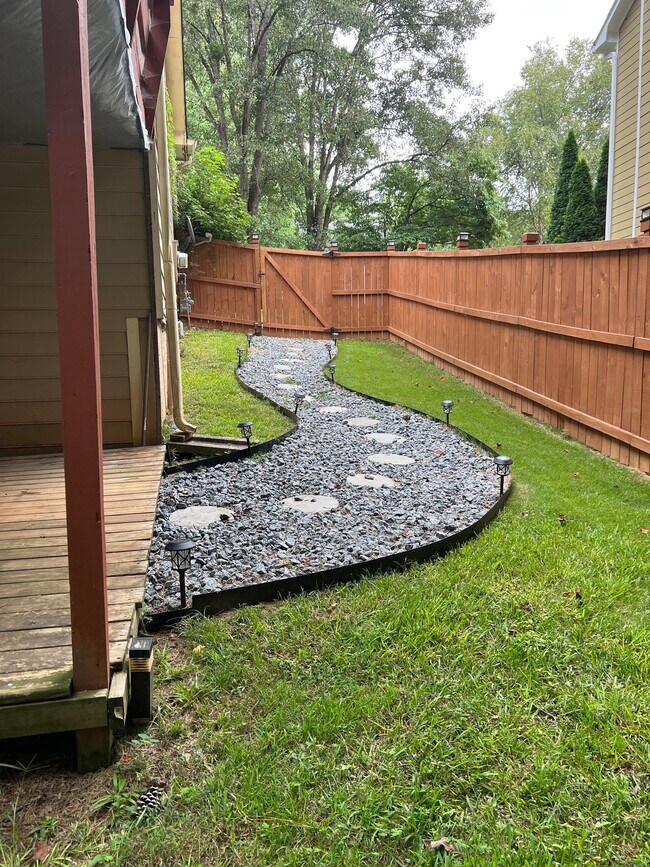 Backyard Entry Path - 1025 Peace Dr NW