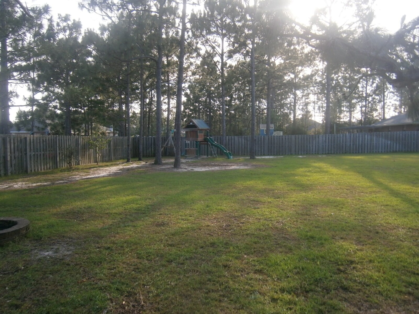 Backyard .5 acre lot. - 7585 Rexford St