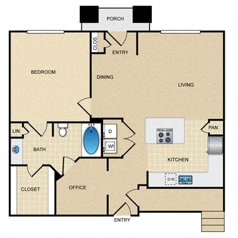 Floorplan - Ovation at Lewisville Apartment Homes