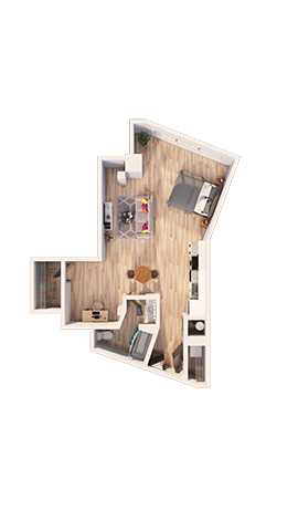 Floorplan - Roosevelt Lofts