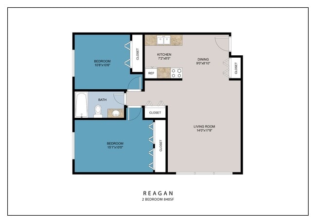 Floorplan - Point of America Apartments