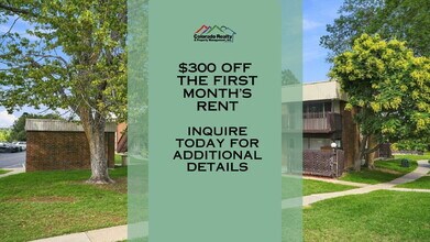 Building Photo - $1,445.95 with $300 Off The First Month's Rent, 2 Beds - 1 Bath, Condo in Denver with Central A/C!