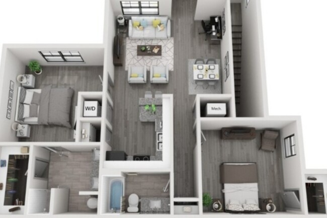 Orchid 1153sqft 2br 2bth - 2201 Arbrook