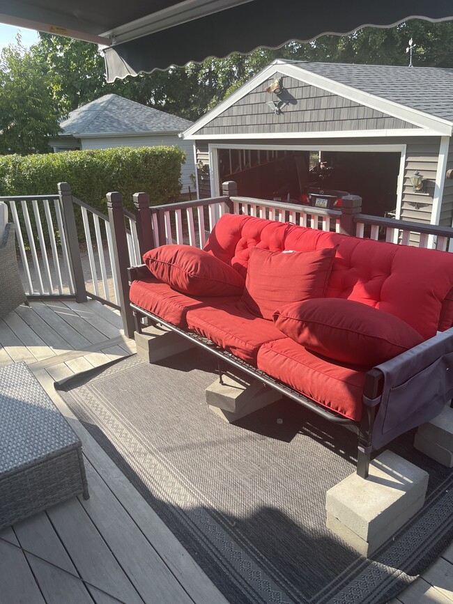 Back porch - 2118 Elm St