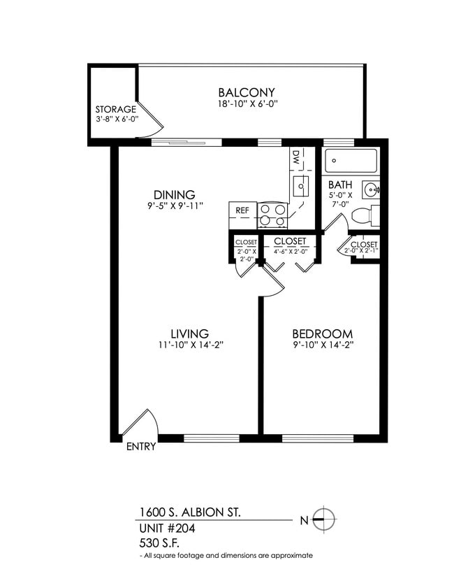 Floorplan - 1600 S Albion