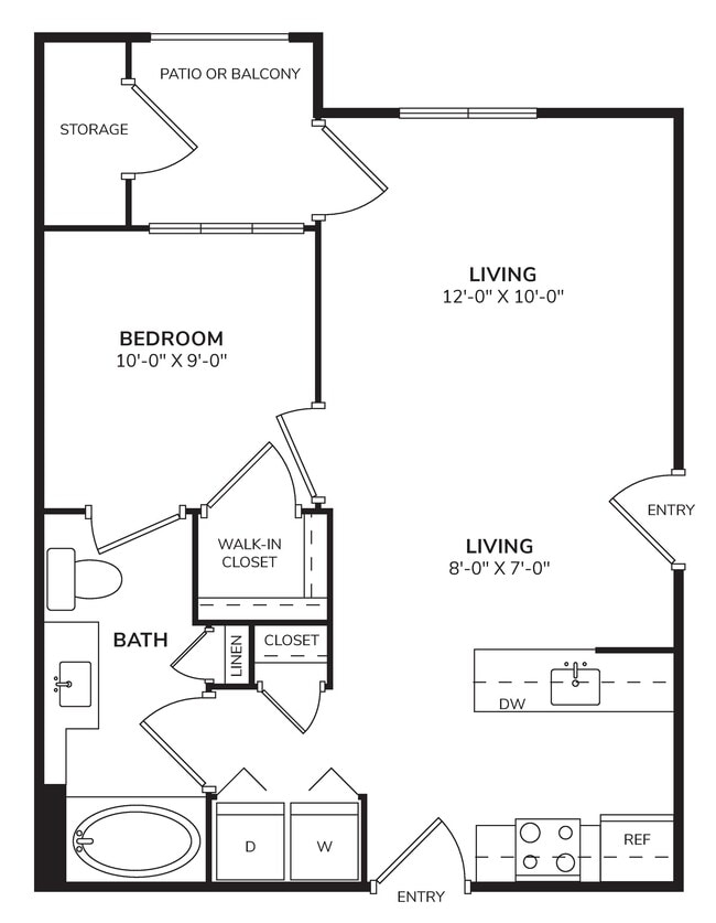 Floorplan - Pavona Apartments