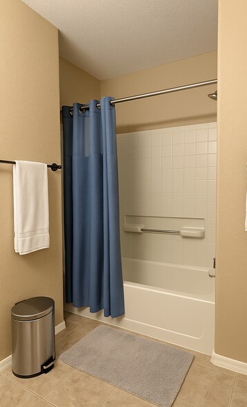 Guest bathroom full shower and tub - 11620 W 62nd Pl