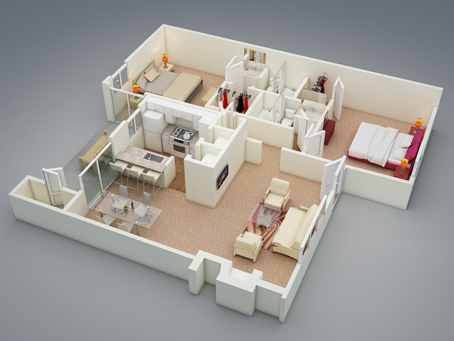 Floorplan - 2121 Apartments